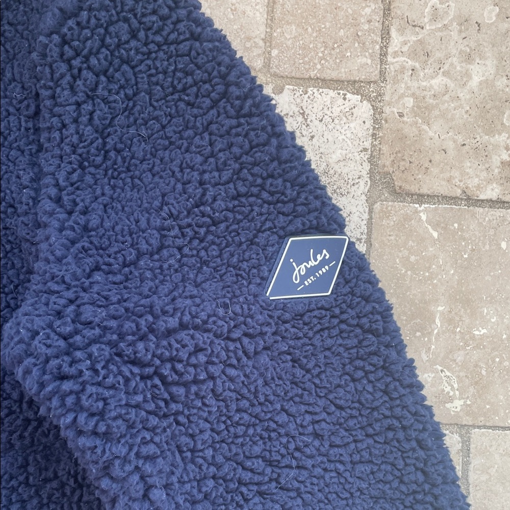 JOULES 11y Cozy Navy Kids Fleece Pullover - Picture 2 of 6